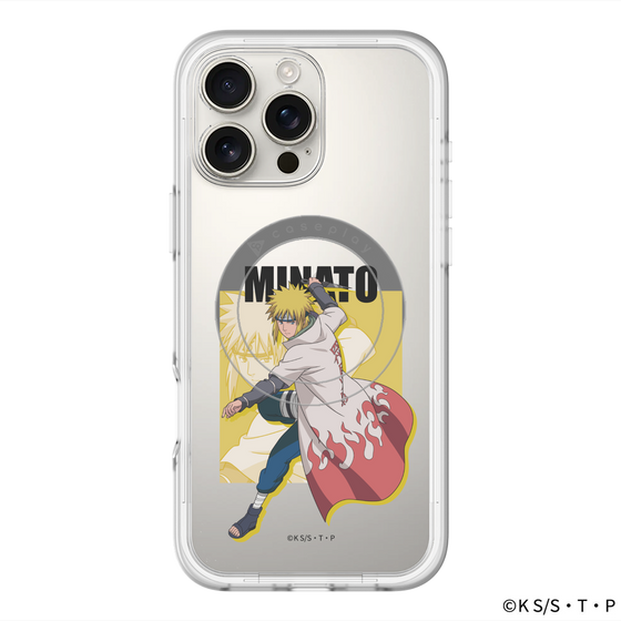 スリムプロテクションプレミアムケース with MagSafe［ NARUTO -ナルト- 疾風伝 - 波風ミナト ］