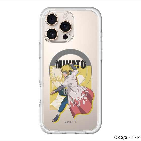 スリムプロテクションプレミアムケース with MagSafe［ NARUTO -ナルト- 疾風伝 - 波風ミナト ］