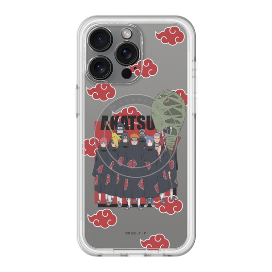 スリムプロテクションプレミアムケース with MagSafe［ NARUTO -ナルト- 疾風伝 - 暁 ］