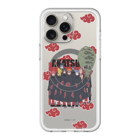 スリムプロテクションプレミアムケース with MagSafe［ NARUTO -ナルト- 疾風伝 - 暁 ］