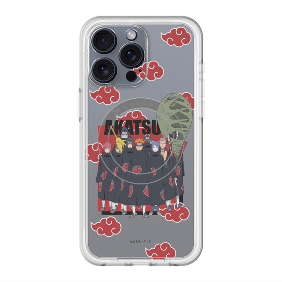 スリムプロテクションプレミアムケース with MagSafe［ NARUTO -ナルト- 疾風伝 - 暁 ］