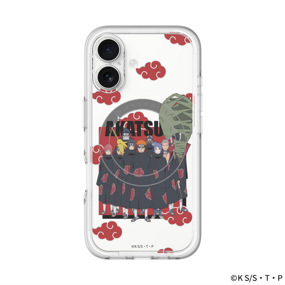 スリムプロテクションプレミアムケース with MagSafe［ NARUTO-ナルト- 疾風伝 - 暁 ］