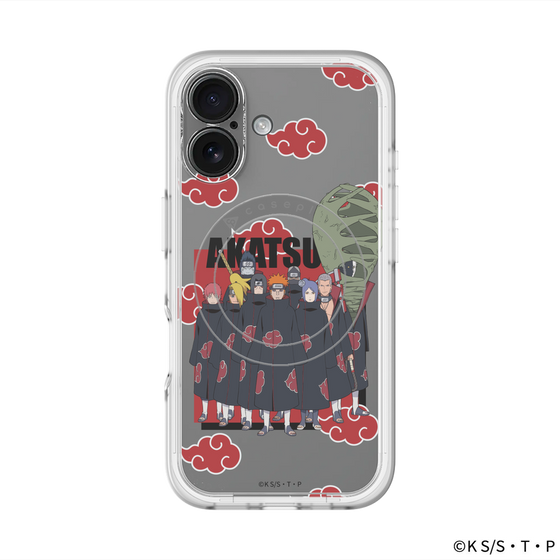 スリムプロテクションプレミアムケース with MagSafe［ NARUTO -ナルト- 疾風伝 - 暁 ］