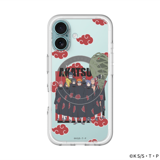 スリムプロテクションプレミアムケース with MagSafe［ NARUTO -ナルト- 疾風伝 - 暁 ］