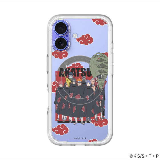 スリムプロテクションプレミアムケース with MagSafe［ NARUTO -ナルト- 疾風伝 - 暁 ］