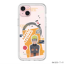 スリムプロテクションプレミアムケース with MagSafe［ NARUTO -ナルト- 疾風伝 - ステッカー - うずまきナルト ］