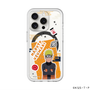 スリムプロテクションプレミアムケース with MagSafe［ NARUTO-ナルト- 疾風伝 - ステッカー - うずまきナルト ］