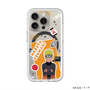 スリムプロテクションプレミアムケース with MagSafe［ NARUTO -ナルト- 疾風伝 - ステッカー - うずまきナルト ］