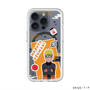 スリムプロテクションプレミアムケース with MagSafe［ NARUTO -ナルト- 疾風伝 - ステッカー - うずまきナルト ］