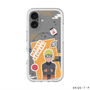 スリムプロテクションプレミアムケース with MagSafe［ NARUTO -ナルト- 疾風伝 - ステッカー - うずまきナルト ］