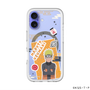 スリムプロテクションプレミアムケース with MagSafe［ NARUTO -ナルト- 疾風伝 - ステッカー - うずまきナルト ］
