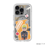 スリムプロテクションプレミアムケース with MagSafe［ NARUTO -ナルト- 疾風伝 - ステッカー - うずまきナルト ］