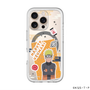 スリムプロテクションプレミアムケース with MagSafe［ NARUTO -ナルト- 疾風伝 - ステッカー - うずまきナルト ］