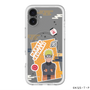 スリムプロテクションプレミアムケース with MagSafe［ NARUTO -ナルト- 疾風伝 - ステッカー - うずまきナルト ］