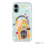 スリムプロテクションプレミアムケース with MagSafe［ NARUTO -ナルト- 疾風伝 - ステッカー - うずまきナルト ］