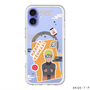 スリムプロテクションプレミアムケース with MagSafe［ NARUTO -ナルト- 疾風伝 - ステッカー - うずまきナルト ］