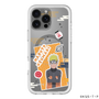スリムプロテクションプレミアムケース with MagSafe［ NARUTO -ナルト- 疾風伝 - ステッカー - うずまきナルト ］
