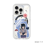 スリムプロテクションプレミアムケース with MagSafe［ NARUTO-ナルト- 疾風伝 - ステッカー - うちはサスケ ］