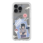 スリムプロテクションプレミアムケース with MagSafe［ NARUTO -ナルト- 疾風伝 - ステッカー - うちはサスケ ］