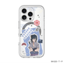 スリムプロテクションプレミアムケース with MagSafe［ NARUTO-ナルト- 疾風伝 - ステッカー - うちはサスケ ］