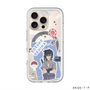 スリムプロテクションプレミアムケース with MagSafe［ NARUTO -ナルト- 疾風伝 - ステッカー - うちはサスケ ］