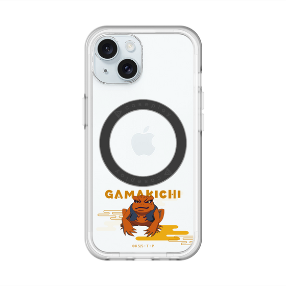 スリムプロテクションプレミアムケース with MagSafe［ NARUTO -ナルト- 疾風伝 - ガマ吉 ］