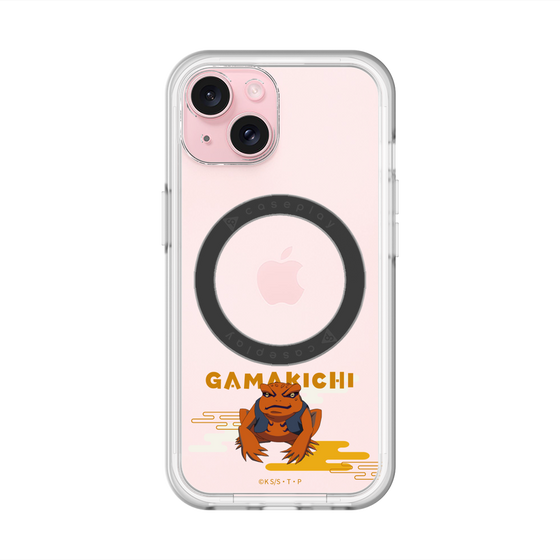 スリムプロテクションプレミアムケース with MagSafe［ NARUTO -ナルト- 疾風伝 - ガマ吉 ］