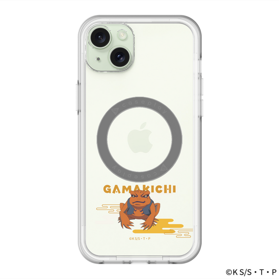 スリムプロテクションプレミアムケース with MagSafe［ NARUTO -ナルト- 疾風伝 - ガマ吉 ］