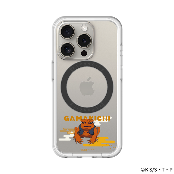 スリムプロテクションプレミアムケース with MagSafe［ NARUTO -ナルト- 疾風伝 - ガマ吉 ］