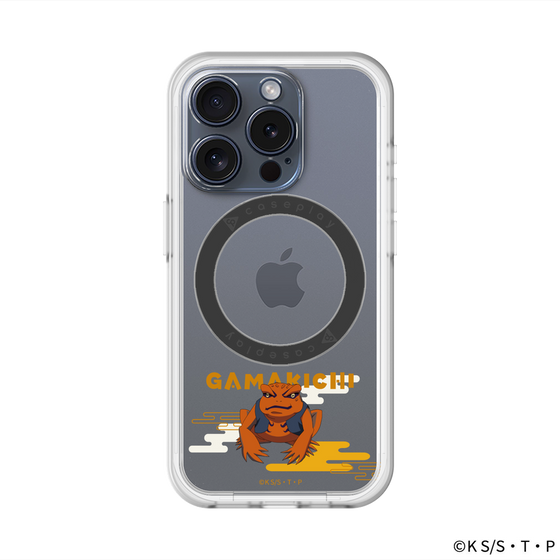 スリムプロテクションプレミアムケース with MagSafe［ NARUTO -ナルト- 疾風伝 - ガマ吉 ］