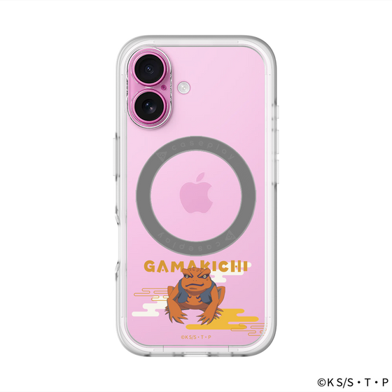 スリムプロテクションプレミアムケース with MagSafe［ NARUTO -ナルト- 疾風伝 - ガマ吉 ］