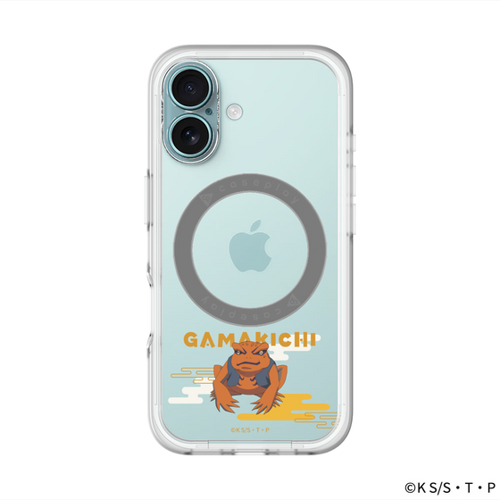 スリムプロテクションプレミアムケース with MagSafe［ NARUTO -ナルト- 疾風伝 - ガマ吉 ］