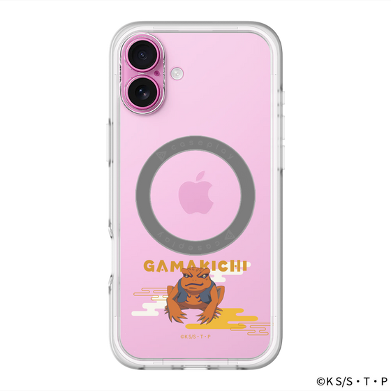 スリムプロテクションプレミアムケース with MagSafe［ NARUTO -ナルト- 疾風伝 - ガマ吉 ］