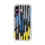 スリムプロテクションプレミアムケース with MagSafe［ ルーキーレーシング - ジオメトリック - ブラック ］