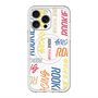 スリムプロテクションプレミアムケース with MagSafe［ ルーキーレーシング - カラフルロゴ - ホワイト ］