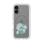 スリムプロテクションプレミアムケース with MagSafe［ MOOMIN - Snufkin ］