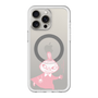 スリムプロテクションプレミアムケース with MagSafe［ MOOMIN - Little My - Smile face ］