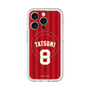 スリムプロテクションプレミアムケース with MagSafe［ 楽天イーグルス - #8 Tatsumi - ビジター ］