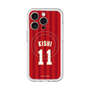 スリムプロテクションプレミアムケース with MagSafe［ 楽天イーグルス - #11 Kishi - ビジター ］
