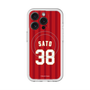 スリムプロテクションプレミアムケース with MagSafe［ 楽天イーグルス - #38 Sato - ビジター ］