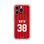 スリムプロテクションプレミアムケース with MagSafe［ 楽天イーグルス - #38 Sato - ビジター ］