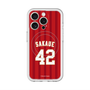 スリムプロテクションプレミアムケース with MagSafe［ 楽天イーグルス - #42 Sakaue - ビジター ］