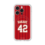 スリムプロテクションプレミアムケース with MagSafe［ 楽天イーグルス - #42 Sakaue - ビジター ］