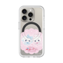 スリムプロテクションプレミアムケース with MagSafe［ まじかるベリーベリー - すとろべりーとぶるべりー - ピンク ］