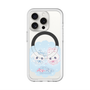 スリムプロテクションプレミアムケース with MagSafe［ まじかるベリーベリー - すとろべりーとぶるべりー - ブルー ］
