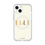 スリムプロテクションプレミアムケース with MagSafe［ ELLE×ポムポムプリン - ロゴ - ベージュ ］