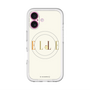 スリムプロテクションプレミアムケース with MagSafe［ ELLE×ポムポムプリン - ロゴ - ベージュ ］