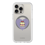 スリムプロテクションプレミアムケース with MagSafe［ ELLE×ポムポムプリン - ハート - ブルー ］