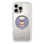 スリムプロテクションプレミアムケース with MagSafe［ ELLE×ポムポムプリン - ハート - ブルー ］