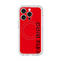 スリムプロテクションプレミアムケース with MagSafe［ SUPER PRIVATE - ロゴ - Red&Black ］